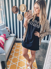 Load image into Gallery viewer, Long Weekend T-shirt Dress